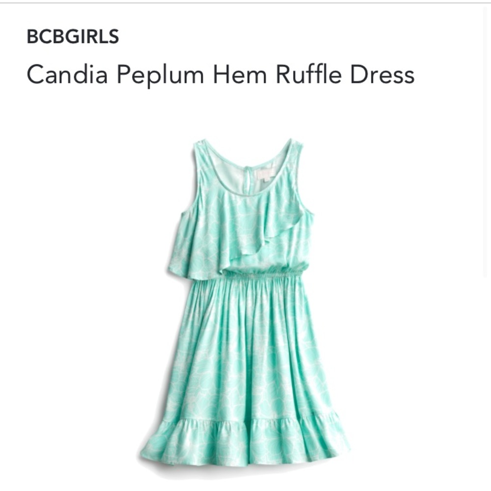 BCBGirls Candia Peplum Hem Dress size 12